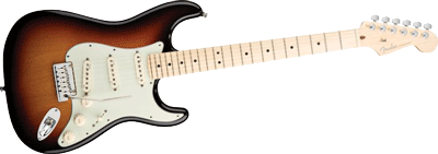 Guitar tracks recorded with Fender solid body electric guitar.