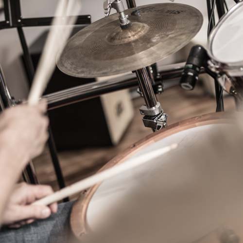 Motown inspired groove on drums
